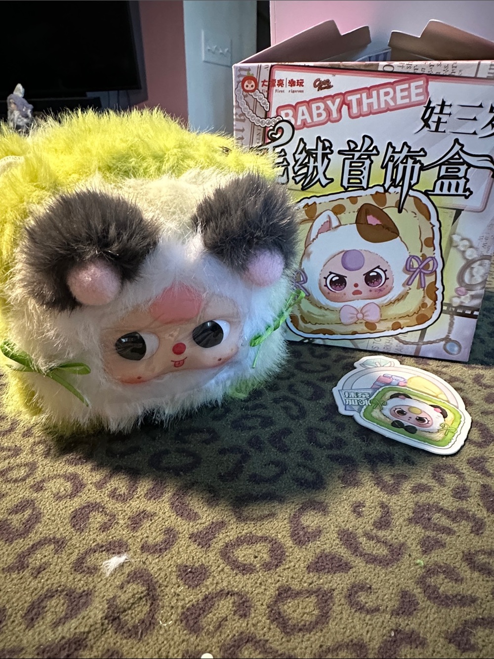 Baby Three Panda Jewelry Box